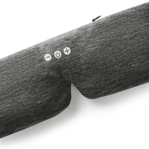 Sleep Headphone Headband Bluetooth 5.2 HD Stereo Noise Reduction Eye Contour Built-in Mask w/Thin Speakers Wireless Audio Sports Headgear(Dark Grey)